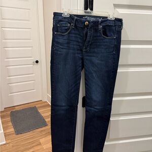 American Eagle Outfitters Women's Navy Skinny Jeans